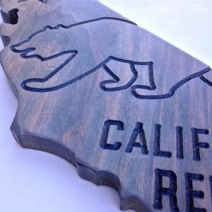 California Bear Wall Decor – Ca State Flag -..