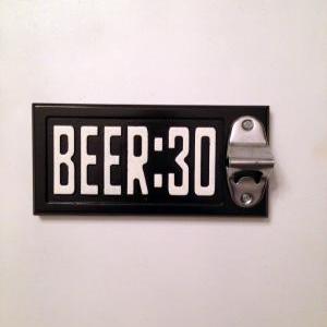 Beer 30 Bottle Opener - Wall Hanging Sign