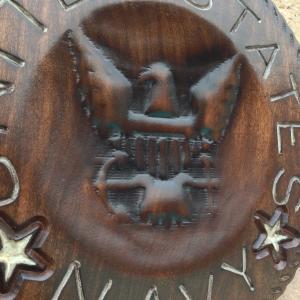 Us Navy Sign - Rustic Wall Hanging Wood Sign -..